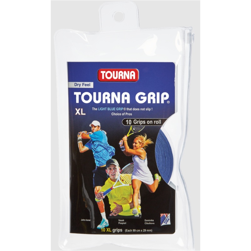Tourna Grip XL Overgrip – 10 Pack Blue