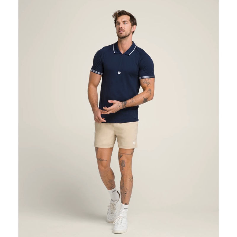 Wilson Tennis Volley Short 6″ M – 7/8 Navy