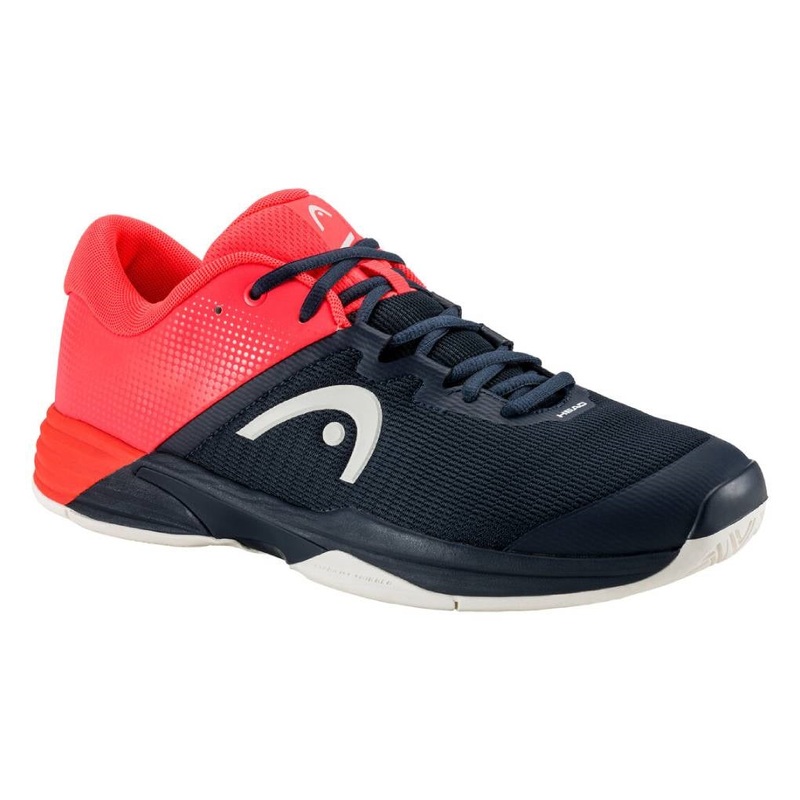 Head Revolt Evo 2.0 Men’s Tennis Shoe (Dark Blue / Neon Red)