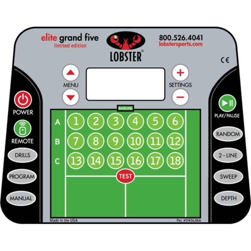 Lobster Grand V LE Control Panel