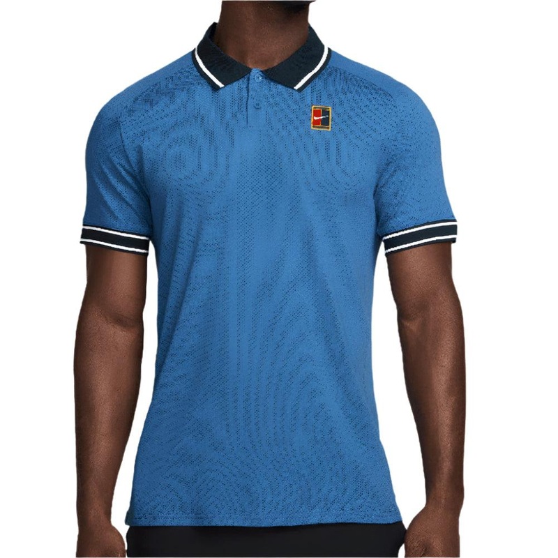 Men`s Heritage Tennis Polo Star Blue and Armory Navy