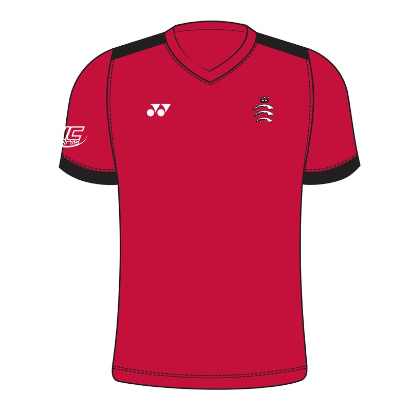 Middlesex T005 Charge V-Neck Mens XS RED/BLACK