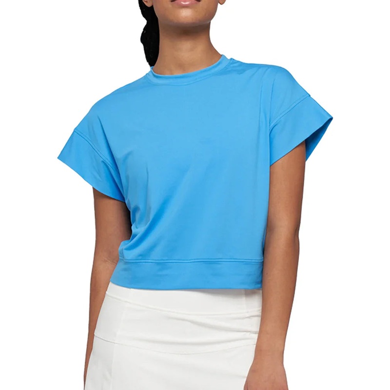 Women`s Drift Saturday Tennis Top Lagoon
