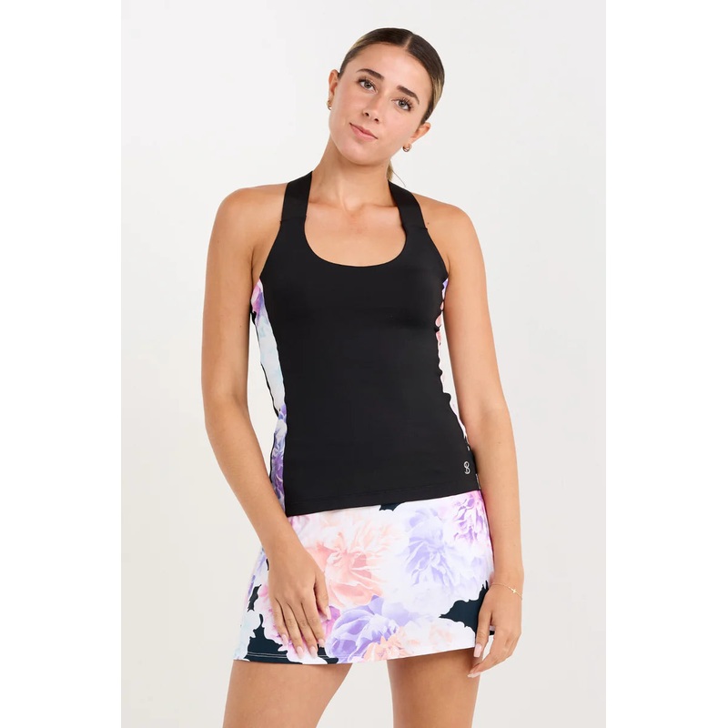 Women’s Sofibella Racerback Tank – Flora Lux Small