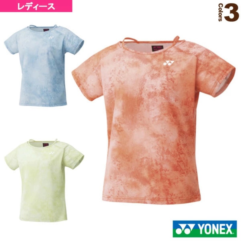 Yonex Women’s Game Shirt. 20665 Light orange (222) M