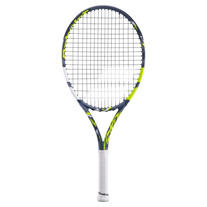 Aero Junior 25 Prestrung Tennis Racquet Grey and Yellow