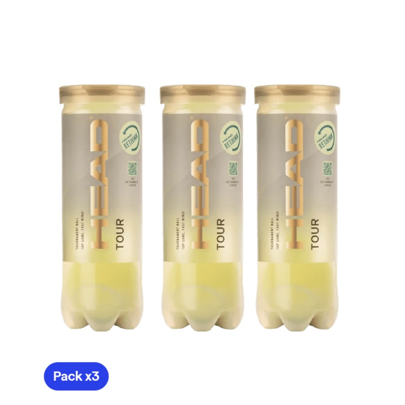 HEAD Tour (Pack x3) Padel Balls
