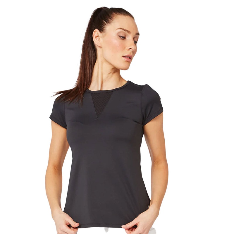 Lija Deep V-Neck Womens Tennis Shirt