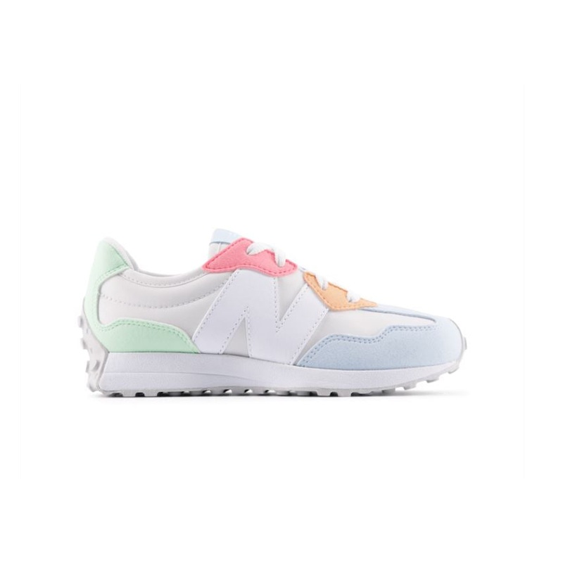 New Balance Kids’ 327 (PS) White/Reflection-KWG 10.5