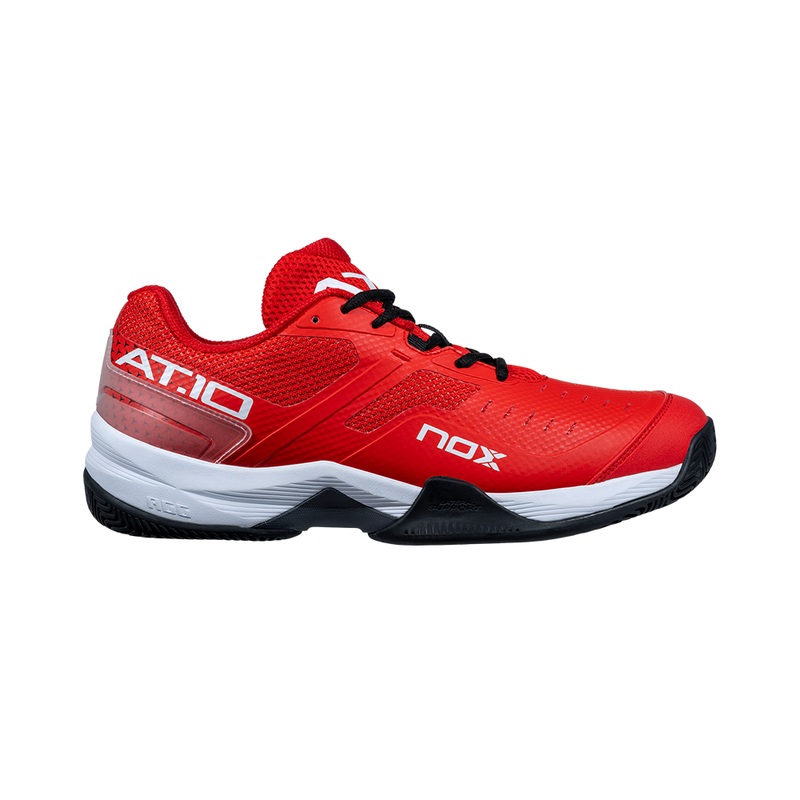 Nox Padel Shoes AT10 – Men – Fiery Red & Black