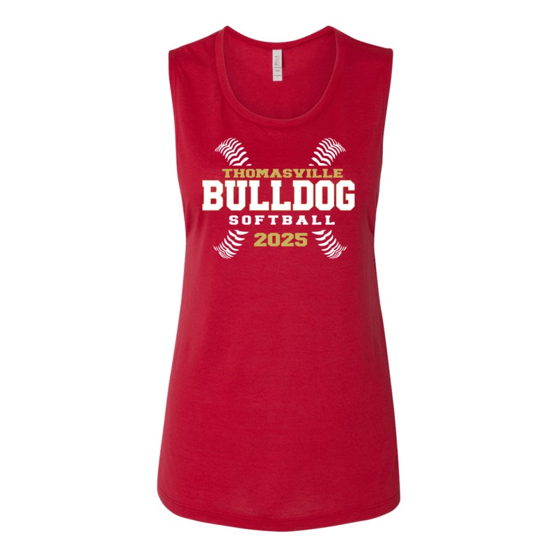 Thomasville Bulldog Softball Ladies 2025 Tank Top