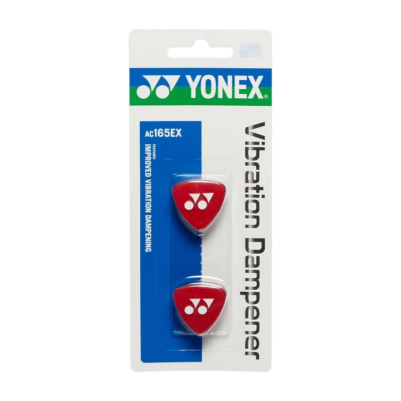 YONEX Tennis Vibration Dampener (Pack of 2) AC165EX – Black/Red