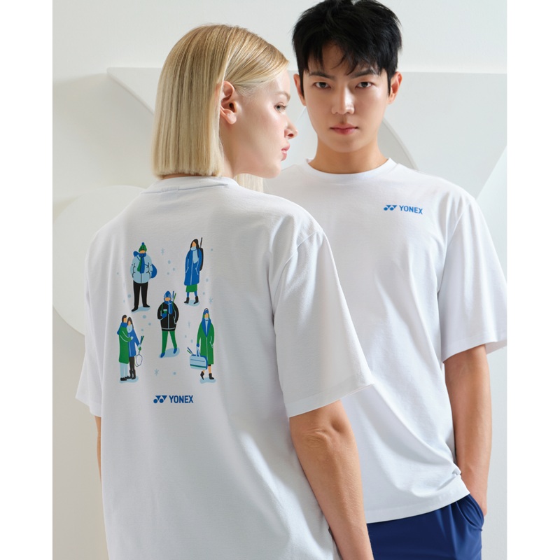 YONEX UNI T-Shirt 243TS042U (OVER FIT) WHITE 85(XS)