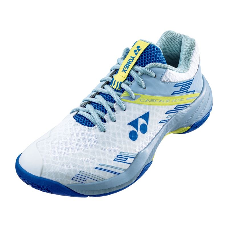 2024 Yonex Power Cushion Cascade Accel Unisex Shoes (Smoke Blue/White)