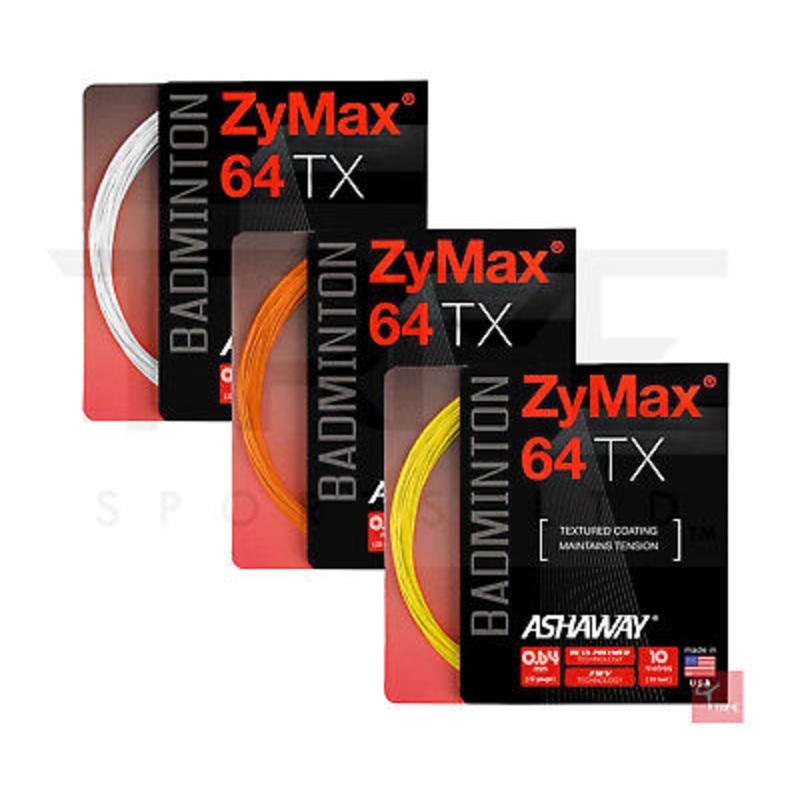 Ashaway ZyMax 64 TX STRINGING SERVICE 21lbs