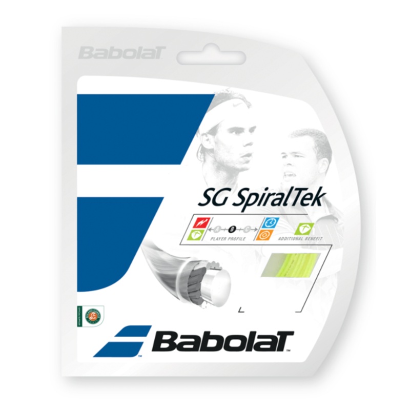 Babolat Spiraltek 16/1.30 Tennis String (Yellow)