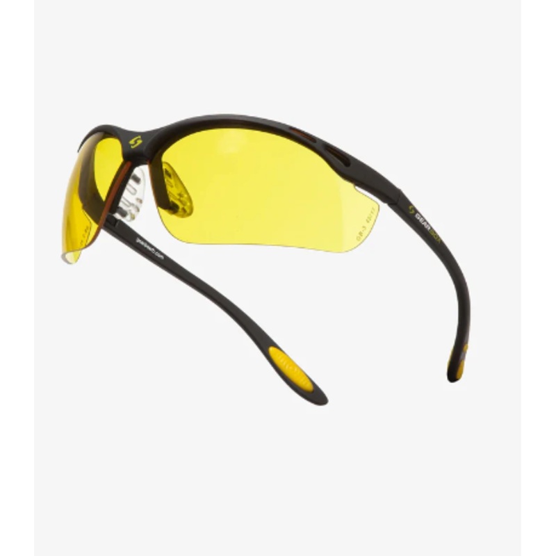 Gearbox Vision Amber Lens – Black Frame –  Eyewear