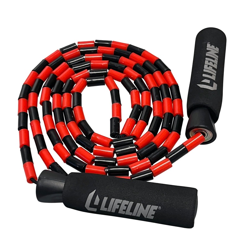 Lifeline Fitness Beaded Jump Rope – Cardio & Full Body Exercise for Home Workout