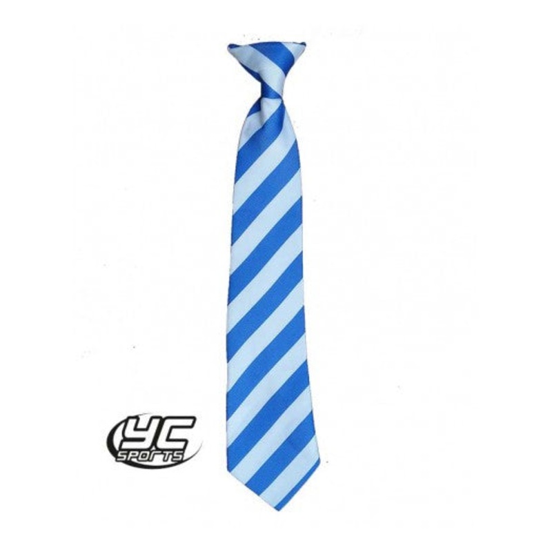 Llanishen High School Tie Royal/White 16 ROYAL/WHITE