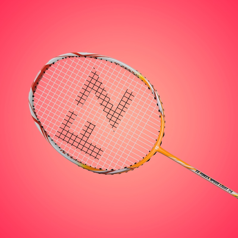 Speed light 74 Strung Badminton Racket ( Orange ) – 5U/G4 Fz Forza | Kibi Sports