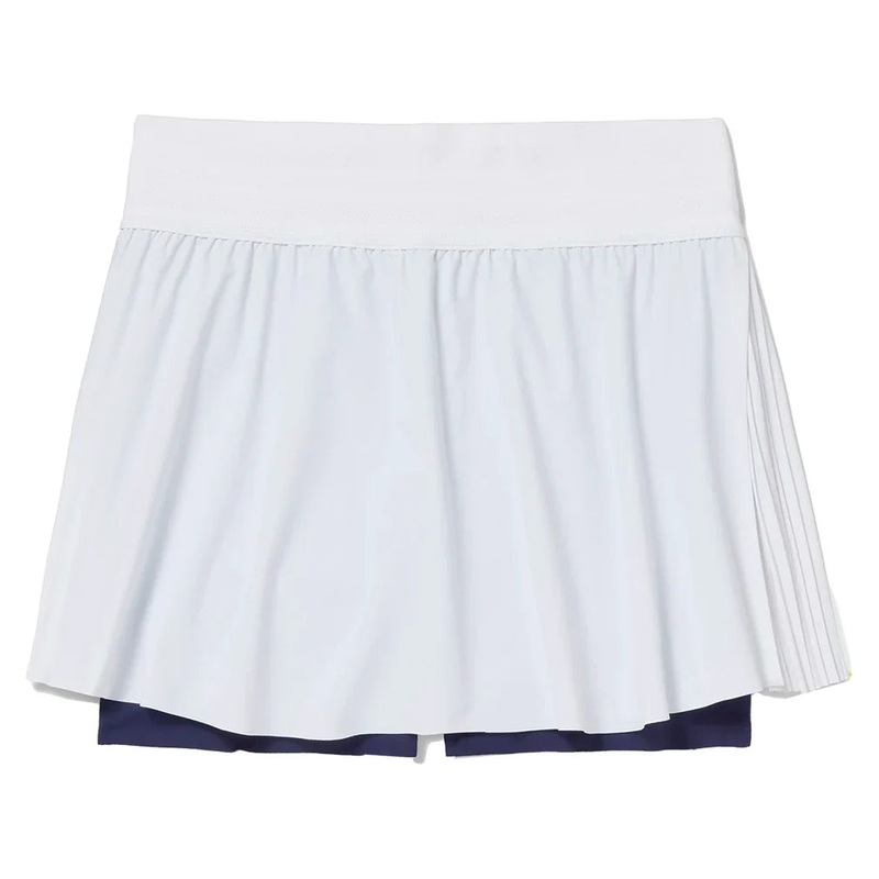 Women`s Center Court Swift 13.5 Inch Tennis Skort White and Skyway