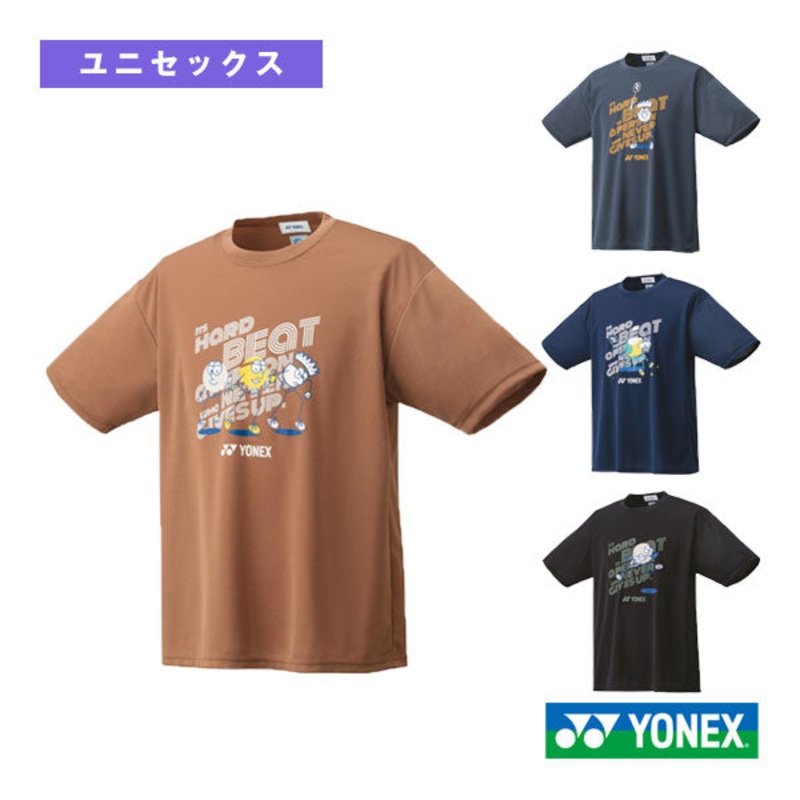 YONEX Uni Dry T-shirts 16726Y Black (007) SS