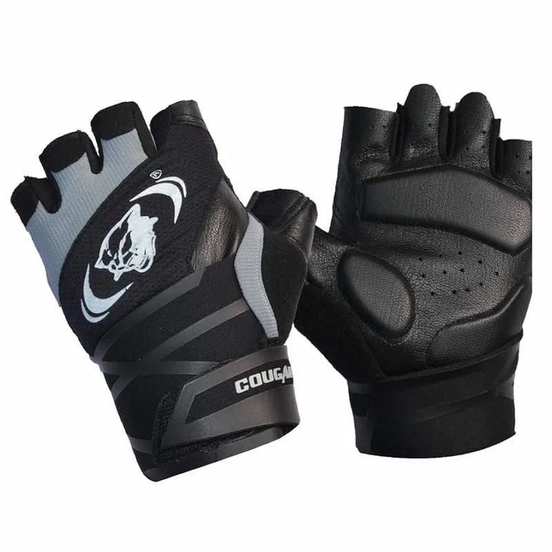 COUGAR Titan Foam Padded Leather Gym Gloves | Kibi Sports Medium / Large