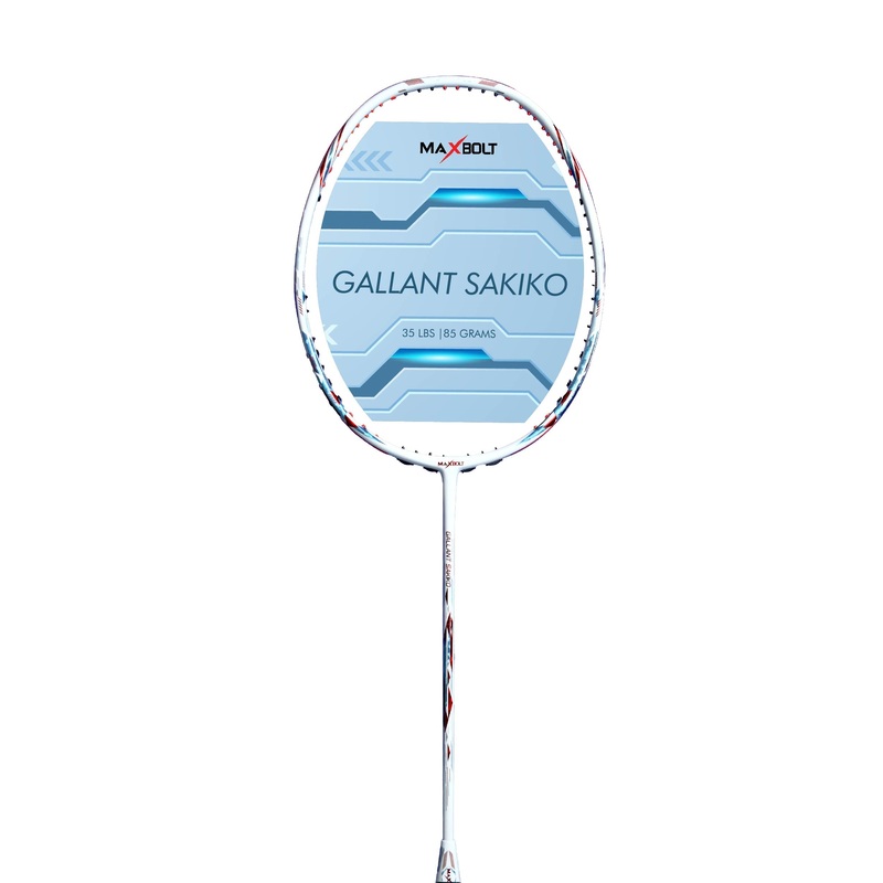 Maxbolt Gallant Sakiko Badminton Racket – White