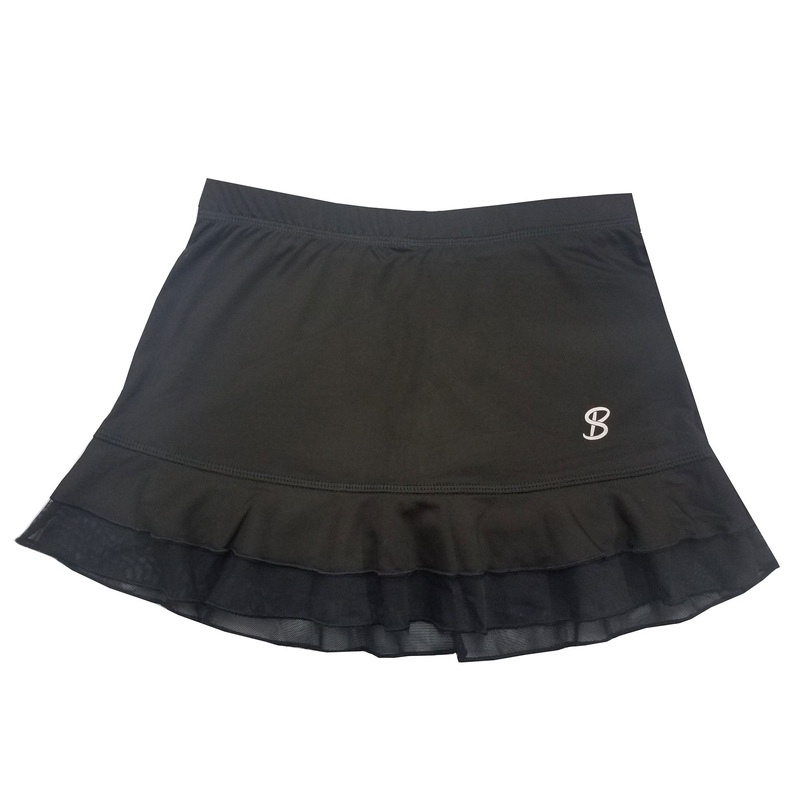 Sofibella UV Colors Ruffle 11in Girls Tennis Skirt