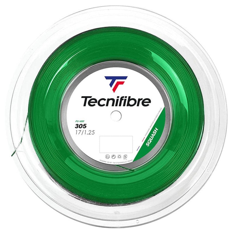 Tecnifibre 305 17 1.25 Squash String Reel (Green)