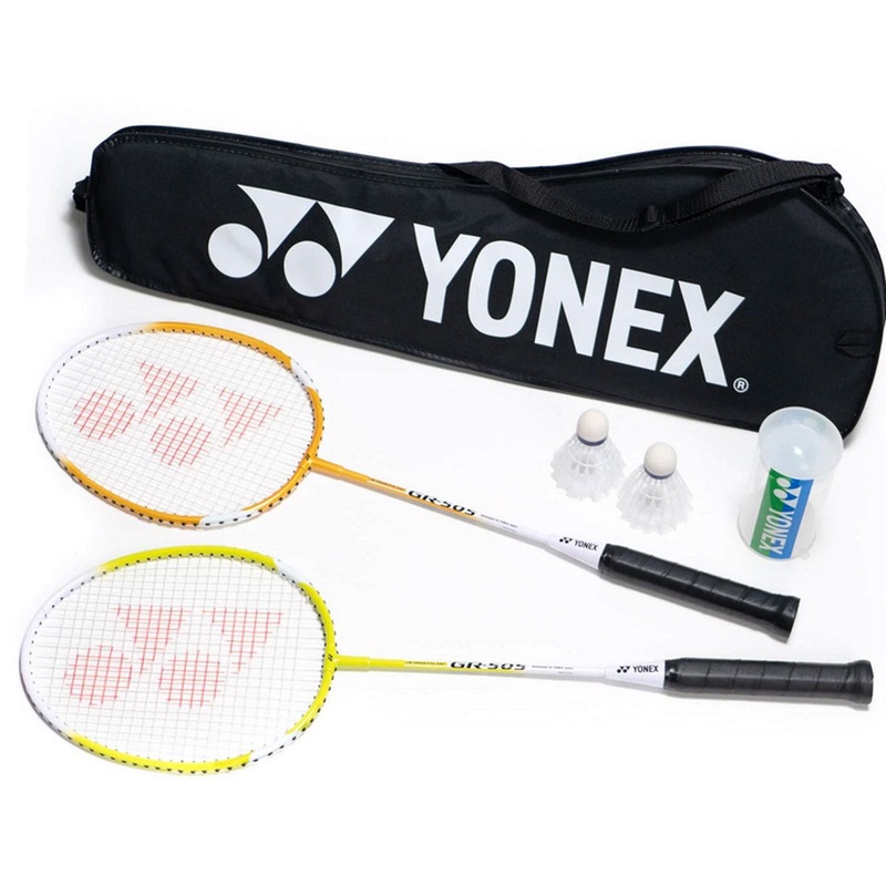 Yonex GR 505 Badminton Racket (Twin Pack) O/S