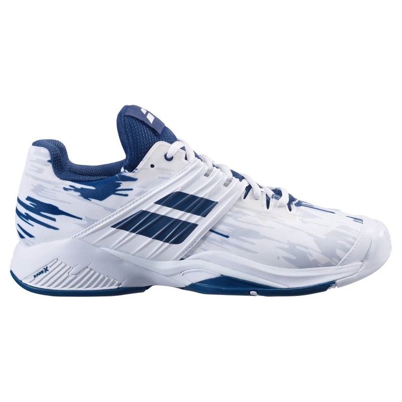 Babolat Propulse Fury AC Men’s Tennis Shoe (White/Blue)