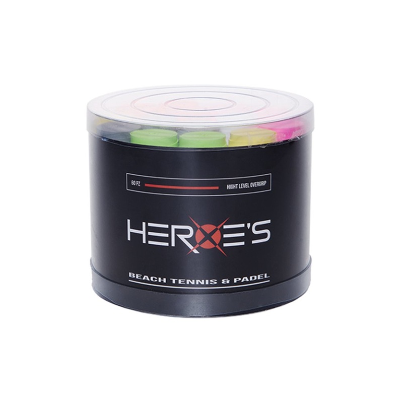 Heroe’s High Quality Mixed Colors OVERGRIP 60 piece pack