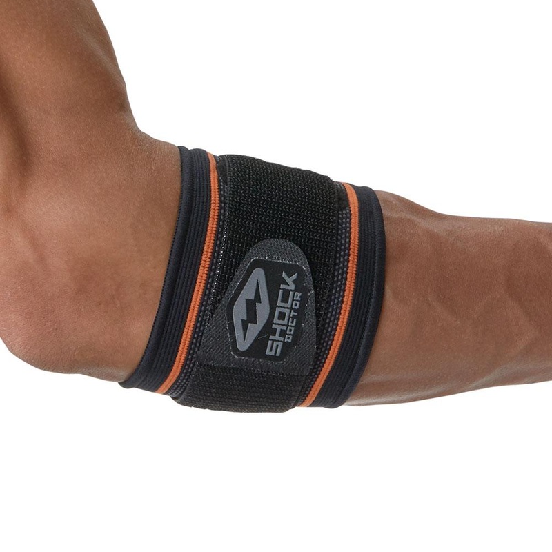 Shock Doctor Compression Knit Tennis/Golf Elbow XS Black/Grey