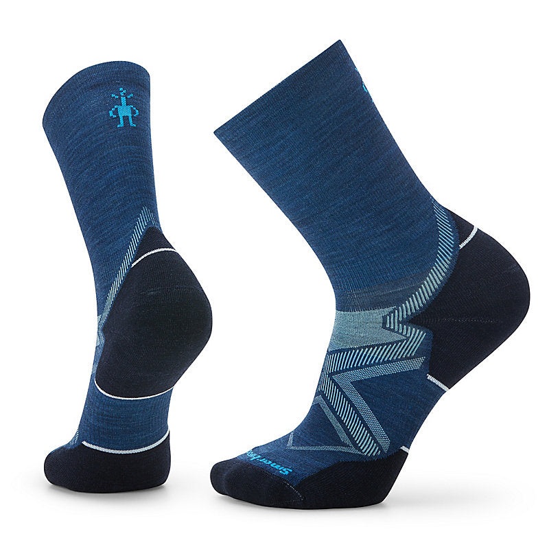 Smartwool Run Cold Weather Targeted Cushion Crew Socks Black-001 Medium