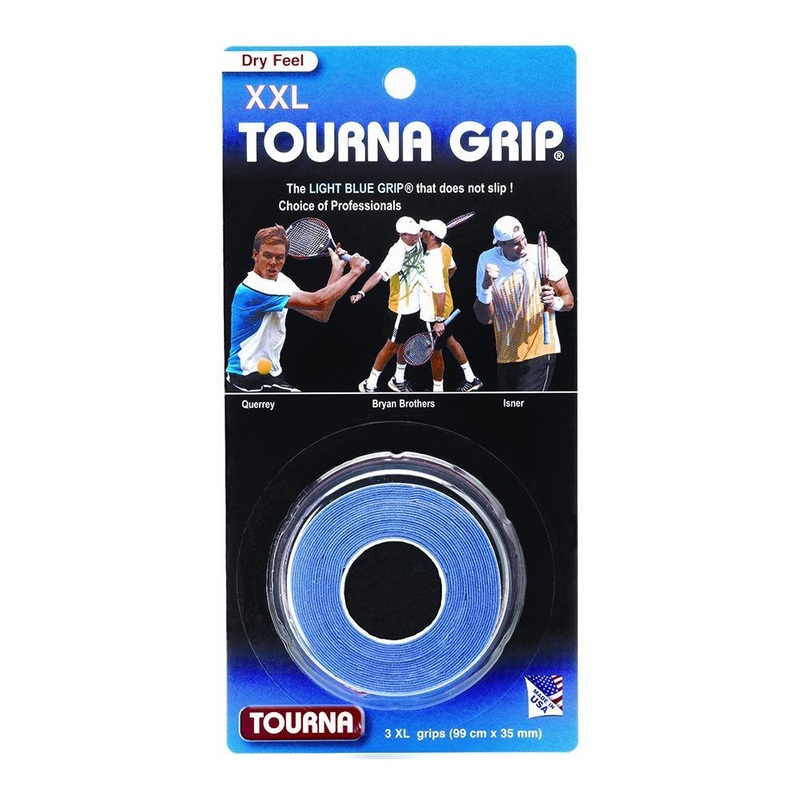 Tourna Grip XXL 3 Pack Blue Tennis Overgrip