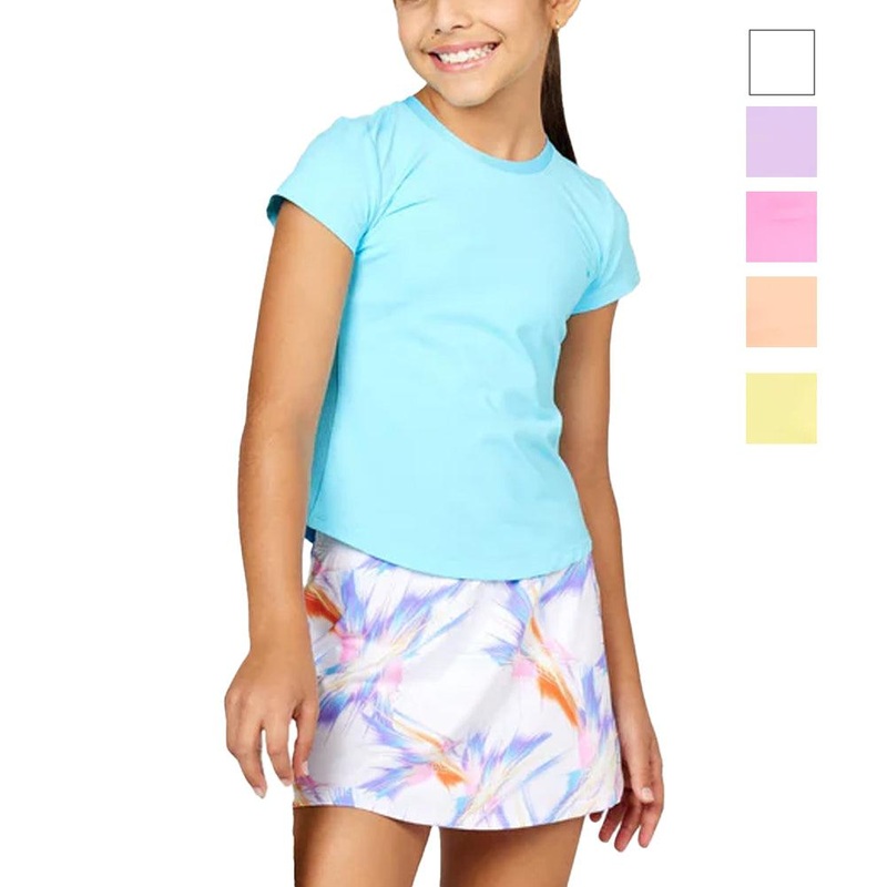Girls’ UV Short Sleeve Tennis Top