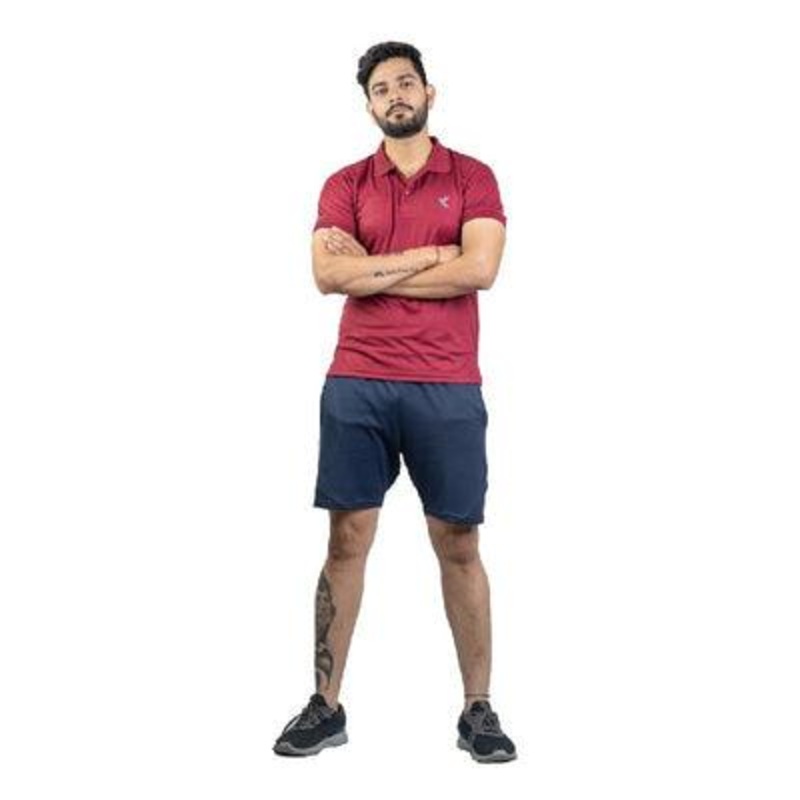 Kronos DRI-FIT Polo T-shirt | Men’s | Maroon | KIBI Sports S