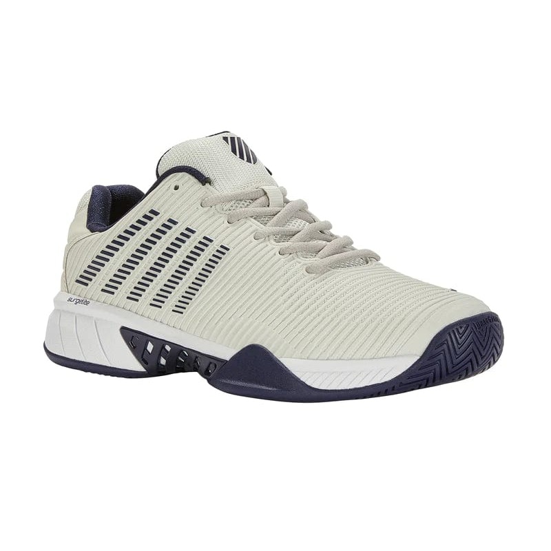 Men’s K Swiss Hypercourt Express 2E WIDE Tennis Shoes 7 Barely Blue / White