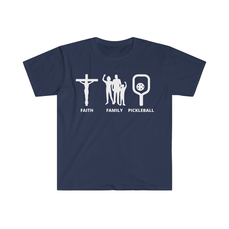 Men’s T-Shirt – Faith Family Pickleball