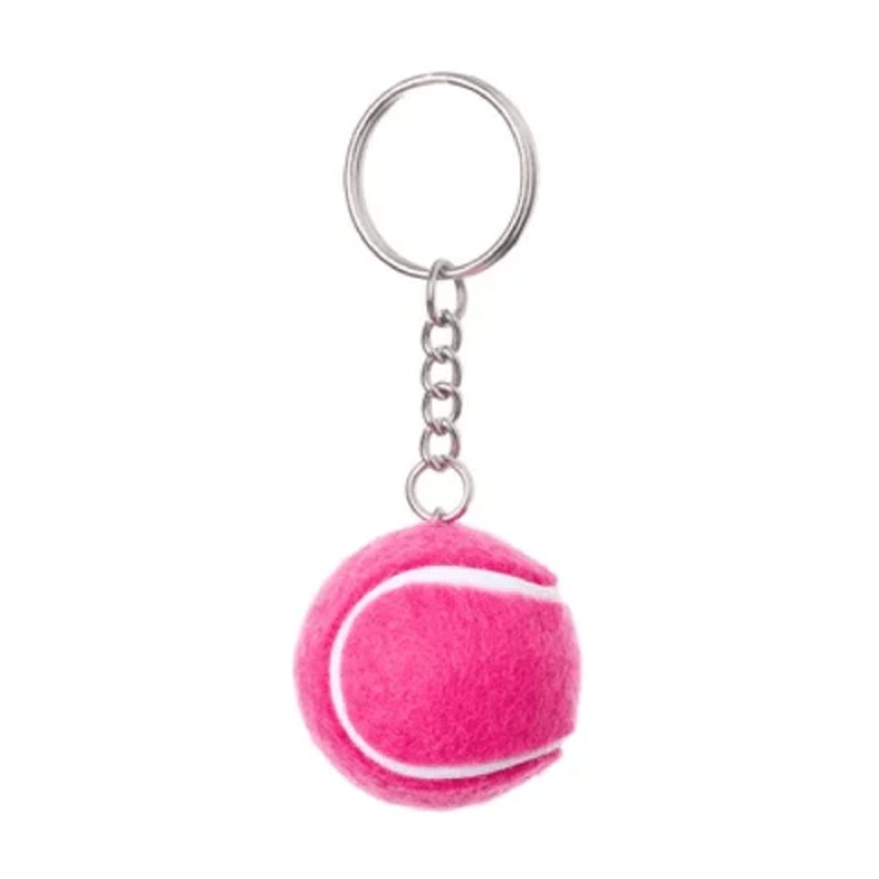 Racquet Inc. Tennis Ball Keychain Red
