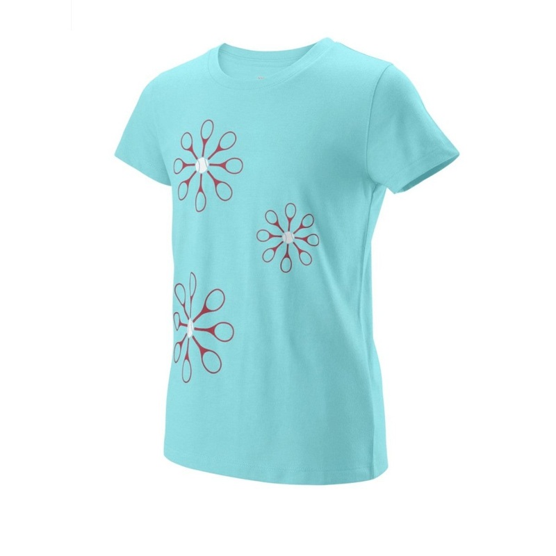 Wilson Girl’s Floret Tech Tennis Tee Shirt