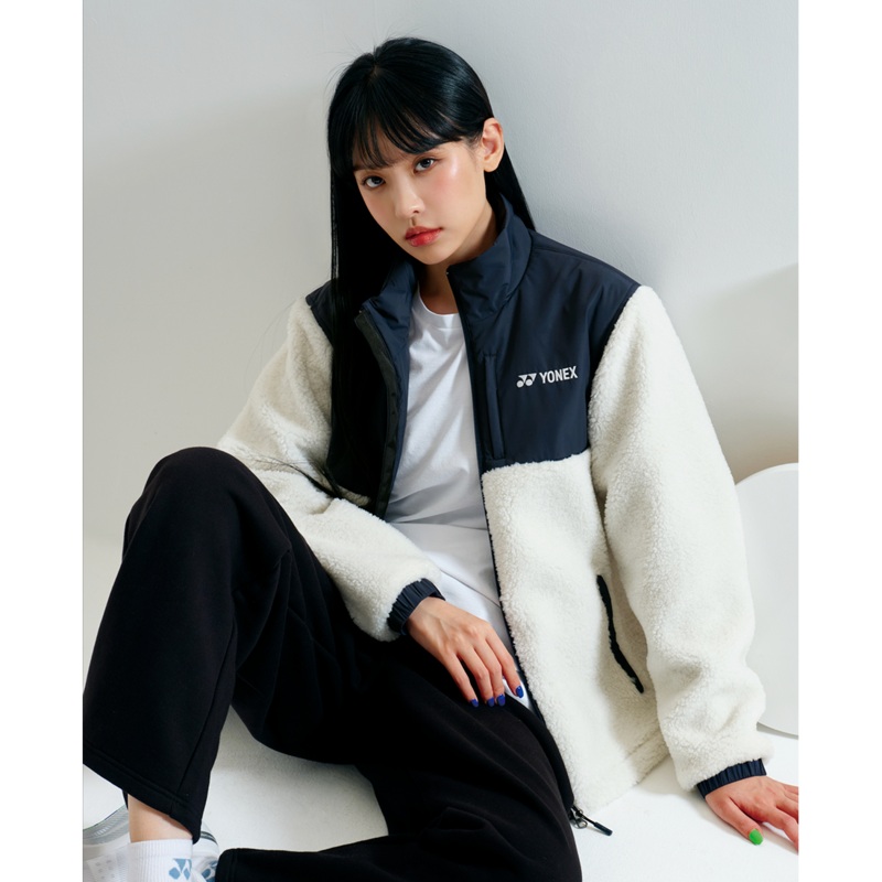 YONEX UNI Jacket 243JJ007U (OVER FIT) IVORY 85(XS)