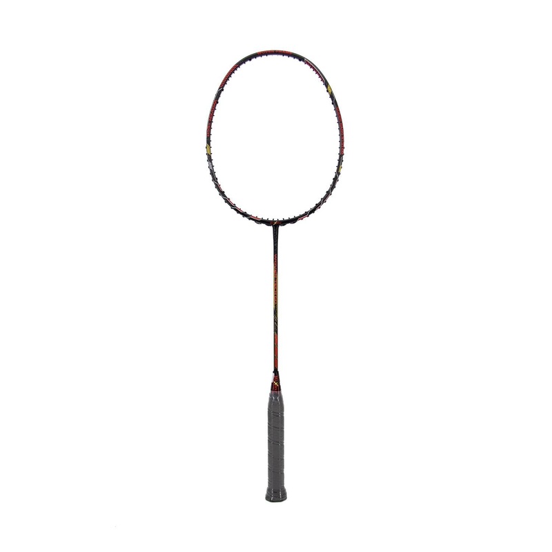 Maxbolt Woven Tech 60 Badminton Racket –  Red/Black