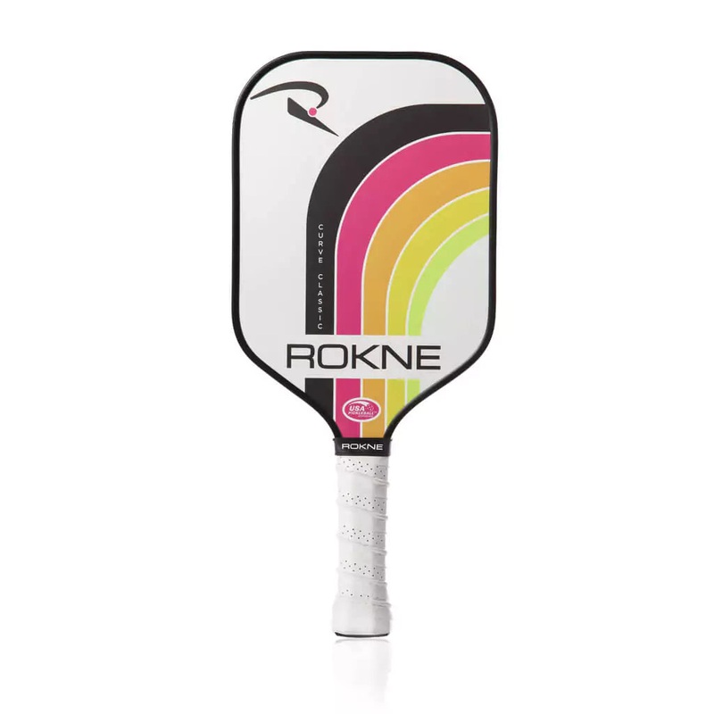 Rokne Curve Classic ELECTRIC CITRUS Pickleball Paddle