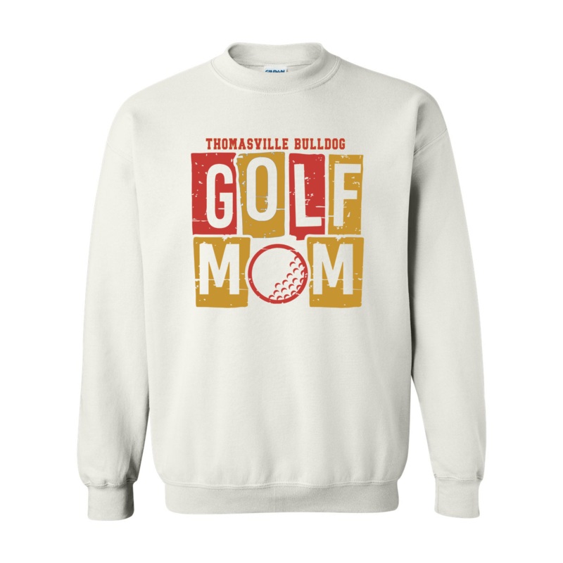 Thomasville Bulldog Golf Mom Sweatshirt