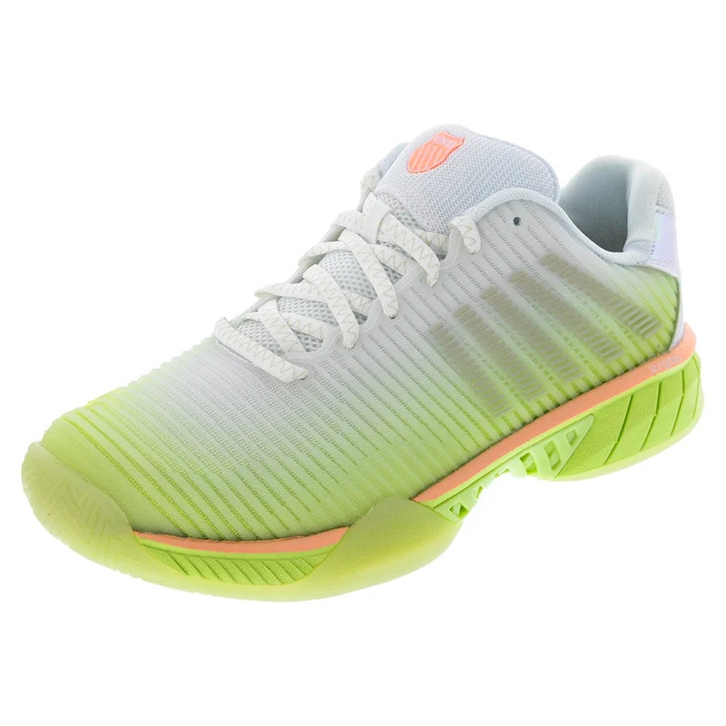Women`s HyperCourt Express 2 X Lucky in Love Tennis Shoes White and Lemon Frost