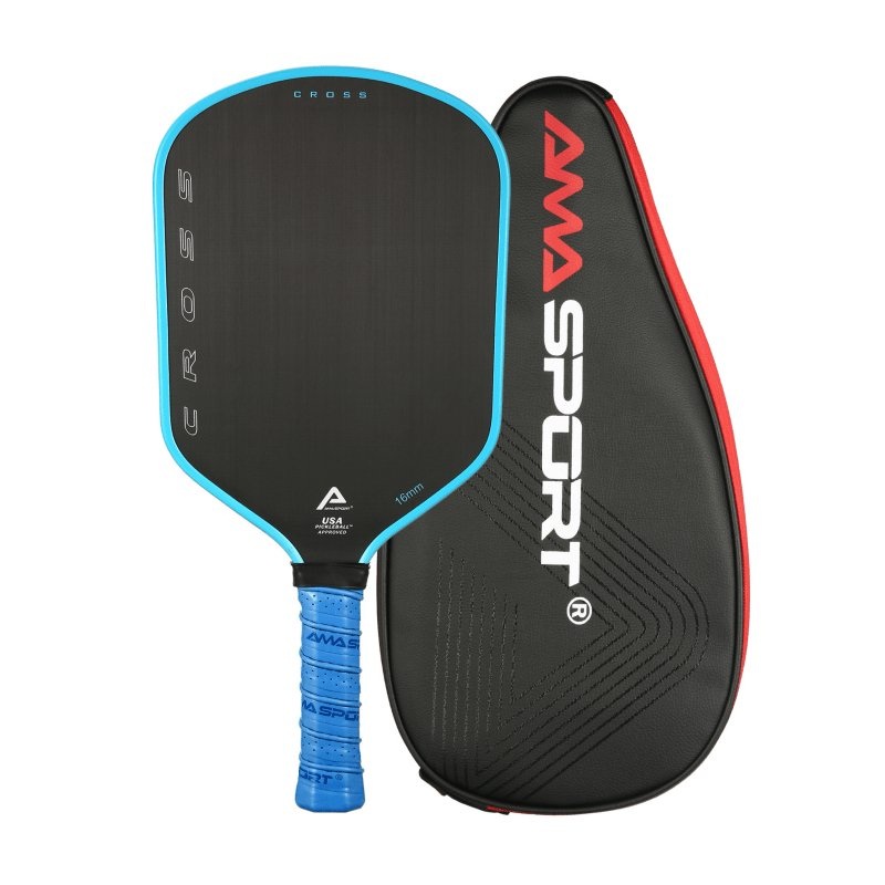 AMA SPORT Cross Pickleball Paddle Blue (USAPA Approved)