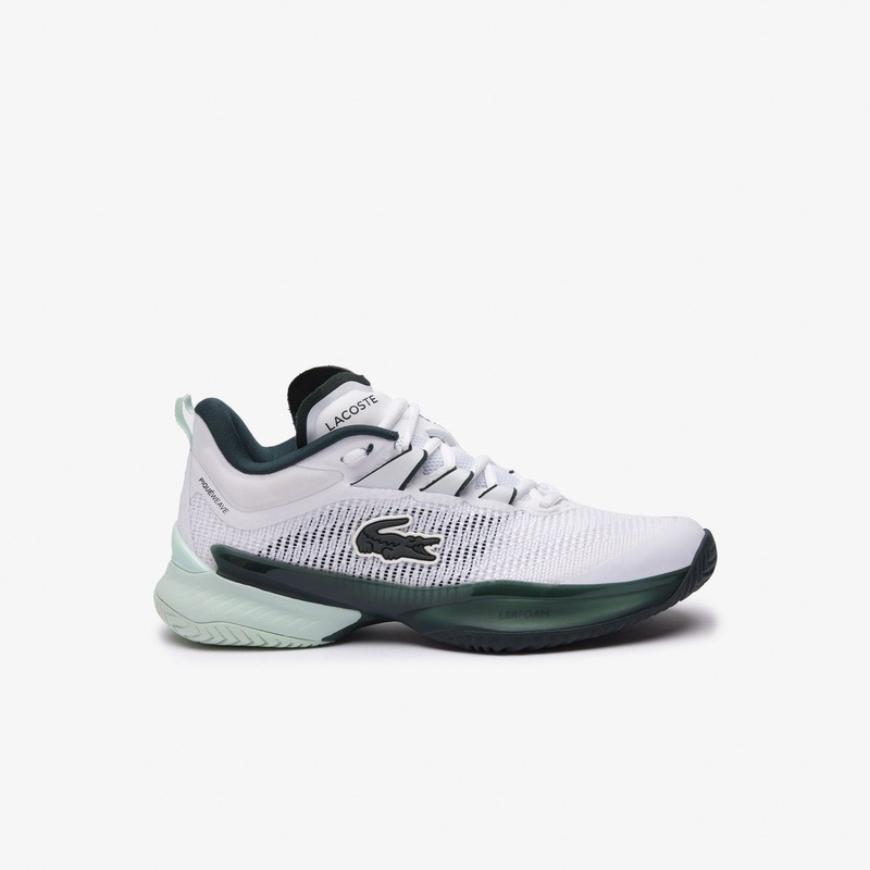 Lacoste AG-LT23 ULTRA Women’s Tennis Shoes- White/Dark Green