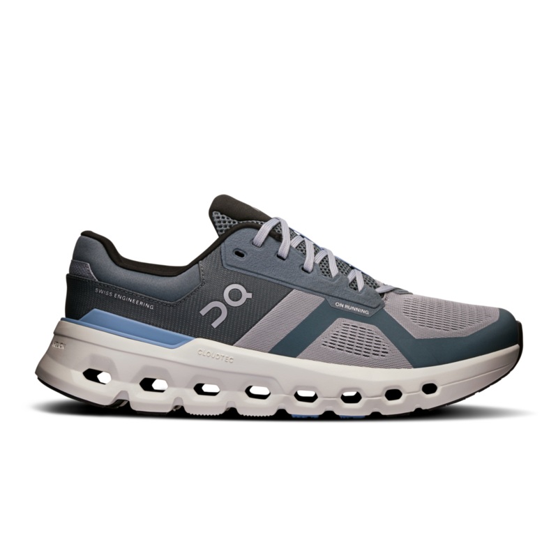 On Cloudrunner 2 Running Shoes Men – Alloy/Chambray Alloy/Chambray UK 6.5
